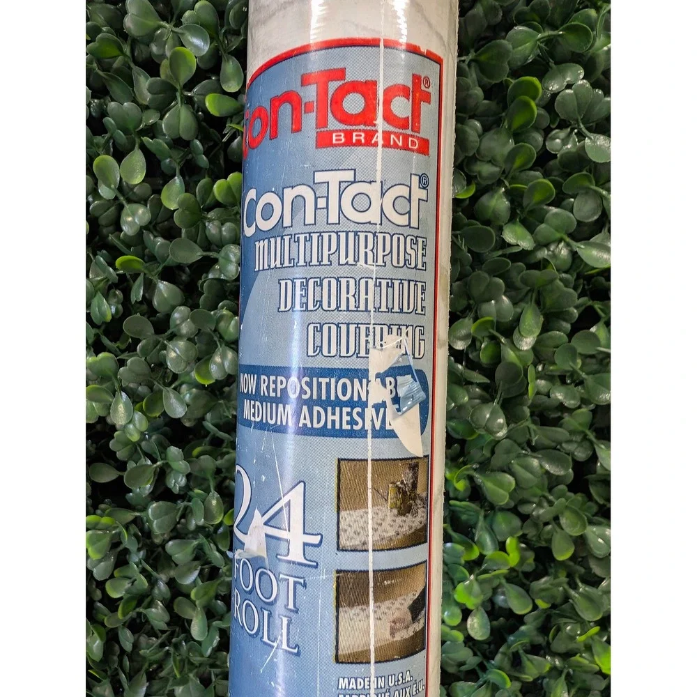 Con-Tact Brand Marble Decorative Covering 24Ft Roll Self Adhesive Y2K